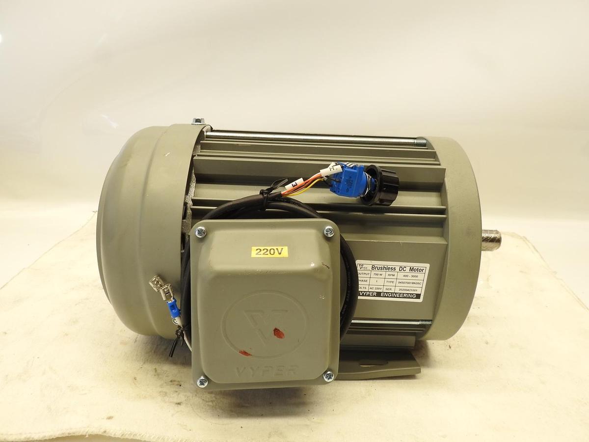 Vyper Brushless DC Fan Motor 045070018N35C  400-3000 RPM Phase 1 220V 750W