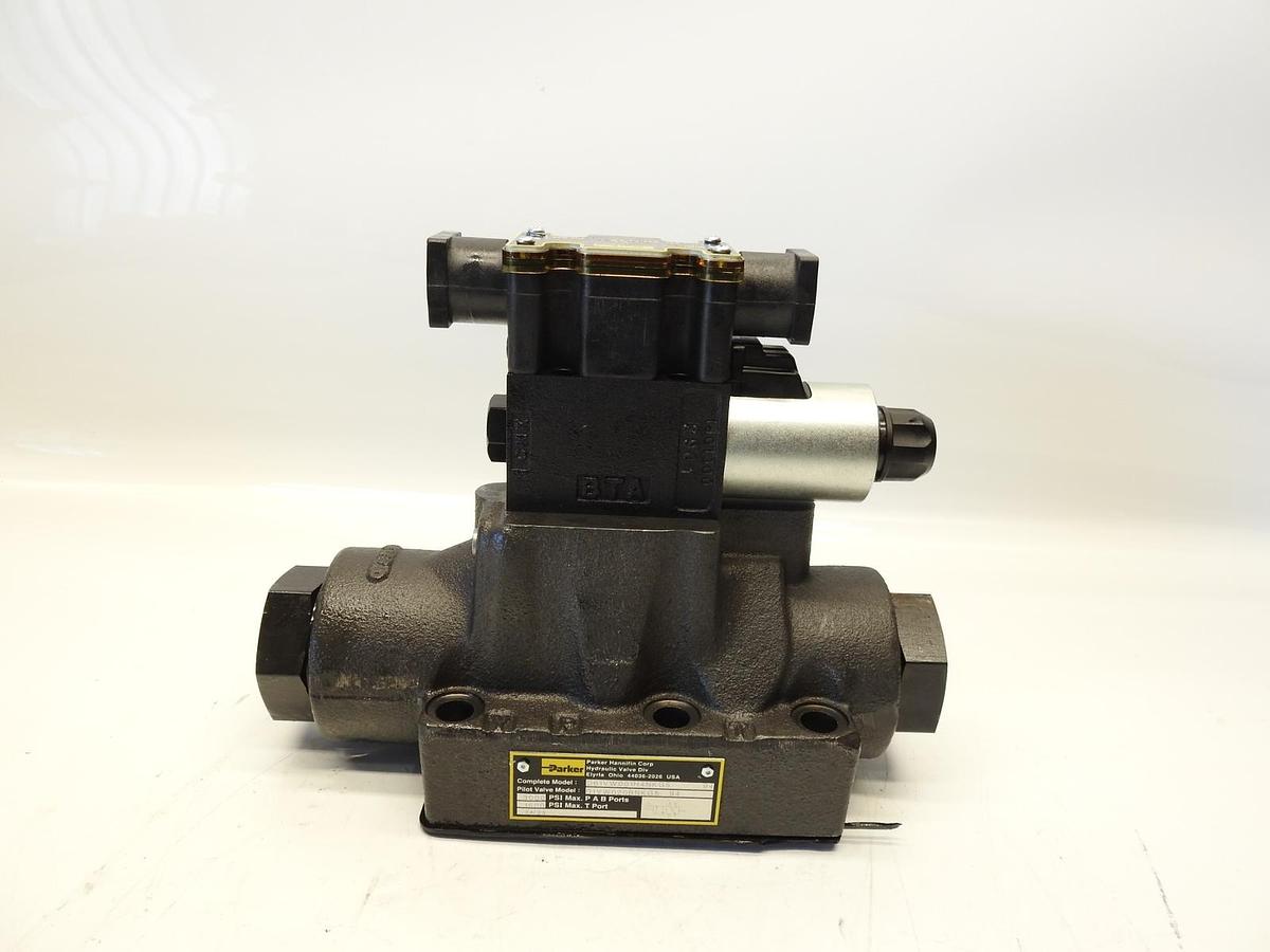 New Oem Parker D61VW001H4NKG5 Pilot Operated Directional Control Valve - D61VW S