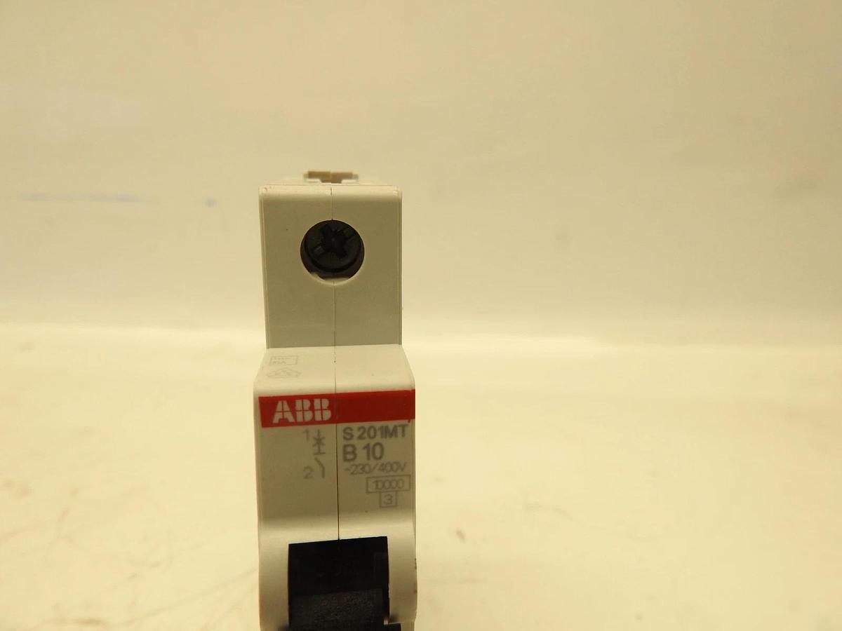 S201MT-B10, ABB, S201MT-B10 Miniature Circuit Breaker B-Char.,10kA,10A,1P