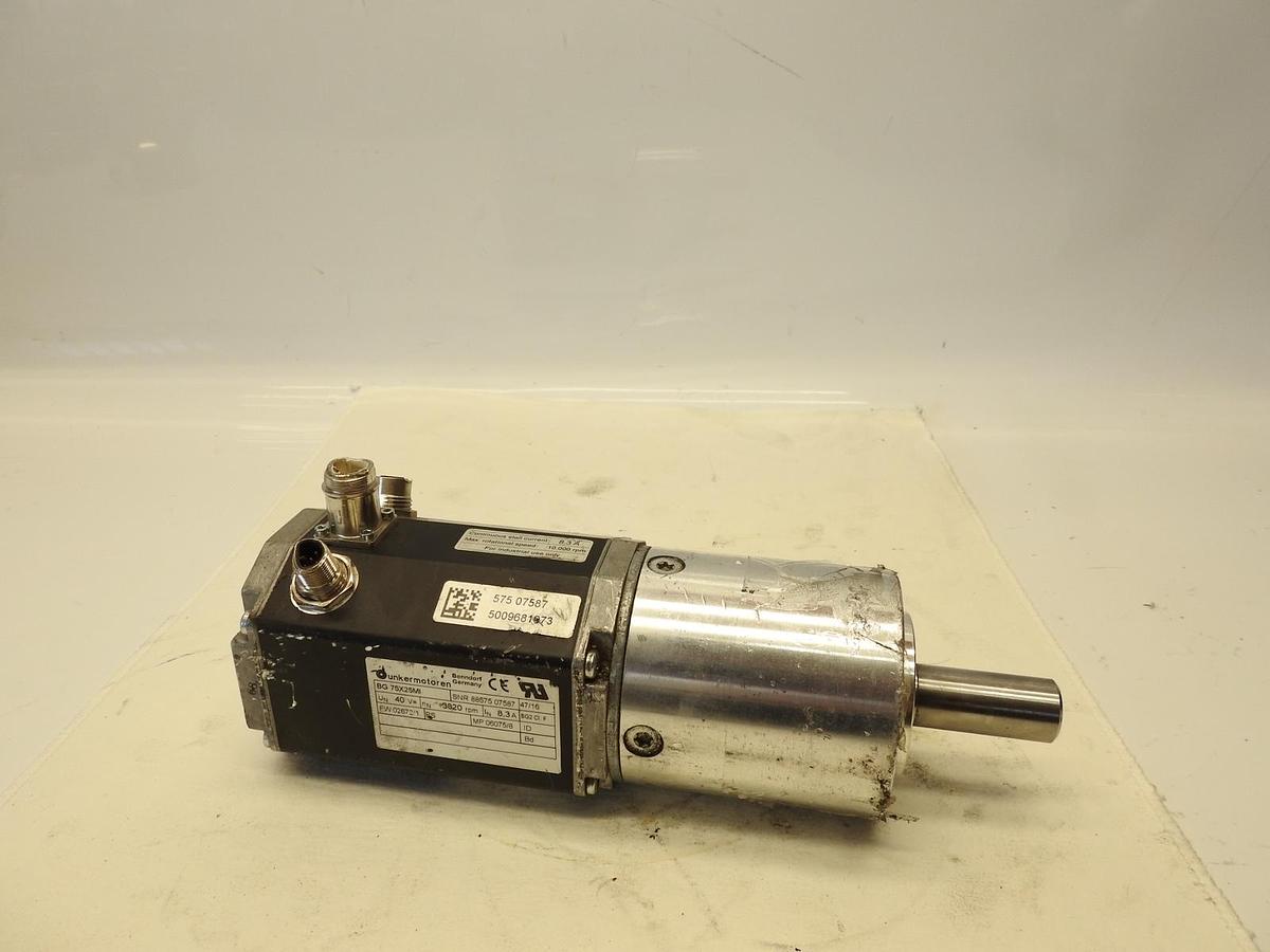 Dunkermotoren BG 75x25mi Servo Motor With Gearbox 3820rpm