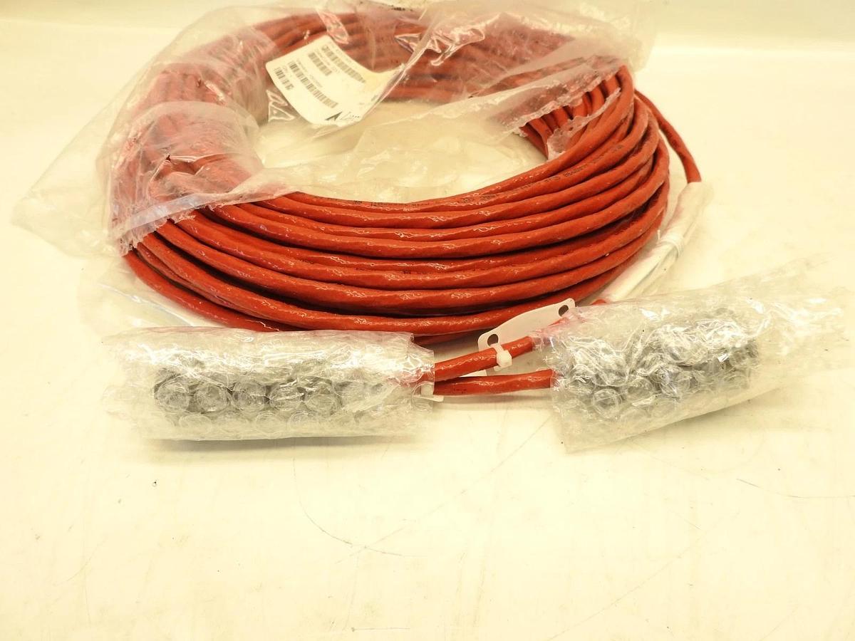 50' Lam Research Pump Cable Red Cable Assembly 10012800028 A40J1