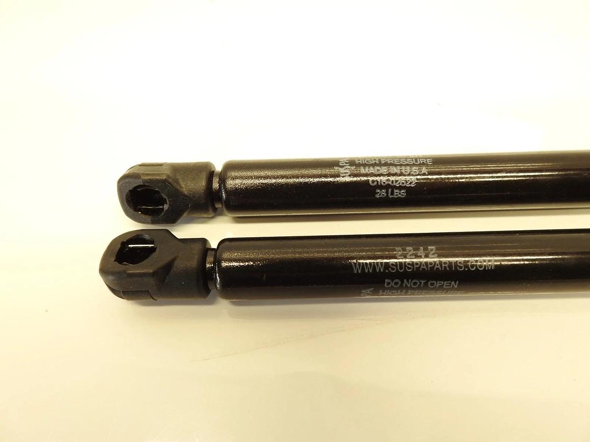 SUSPA C16-02622 PAIR OF TOPPER STRUT GAS SPRINGS W/17.1" EXTENDED LENGTH