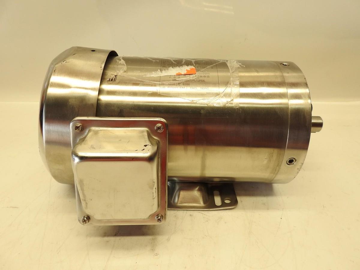 New Oem LEESON ELECTRIC CO 191491.00 WASHDOWN MOTOR 2/1.5 HP NNB