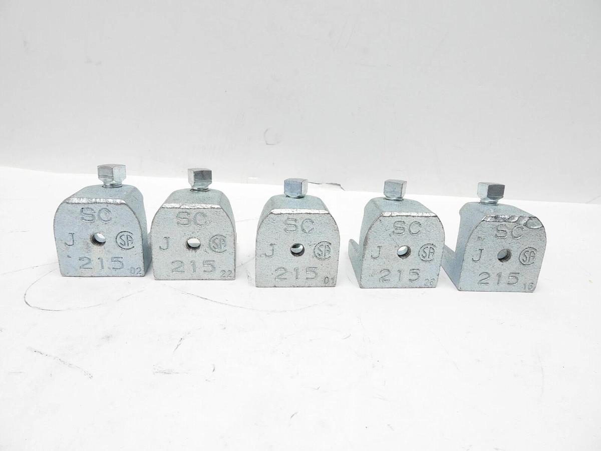 Lot Of 5 New Thomas & Betts SC 215 J Beam Clamp 3/8-Inch