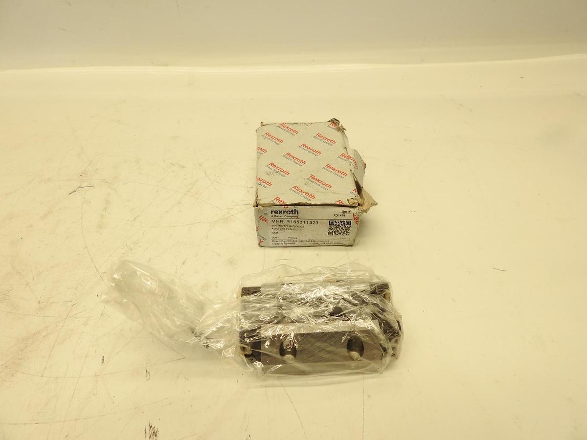 Bosch Rexroth Ball Runner Block Carbon Steel KWD-015-FLS-C1-H-1 R165311323