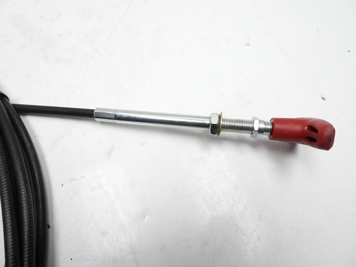 New 22' Push Pull Throttle Cable / Choke Cable W handle 264" 1/4"-24 Threads