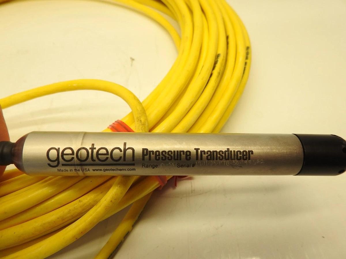 New Geotech Pressure Transducer 0-50 PSI  100Ft 19-11-25, 50-193622
