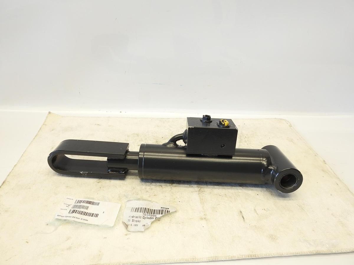 New Oem Bucher 7032286 Hydraulic Cylinder Ø50 Bore 70 Stroke