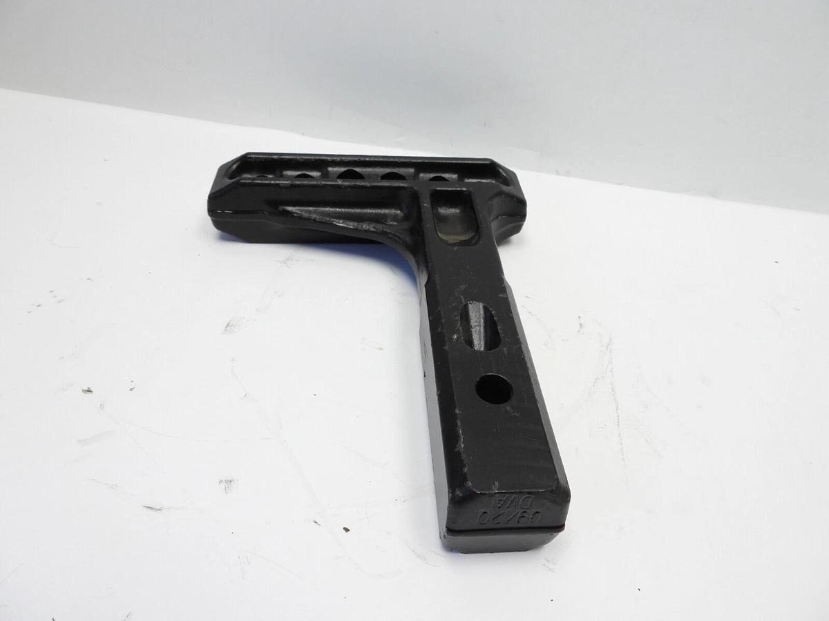 Solid Weight Distribution Shank Ball Hitch Receiver 6" Drop Heavy Duty Black