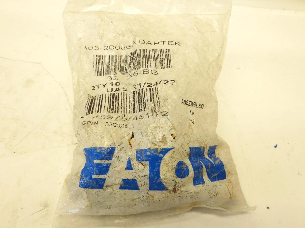 Lot Of 10 Eaton 3200x6-BG 103-20006 ADAPTER3200X6
