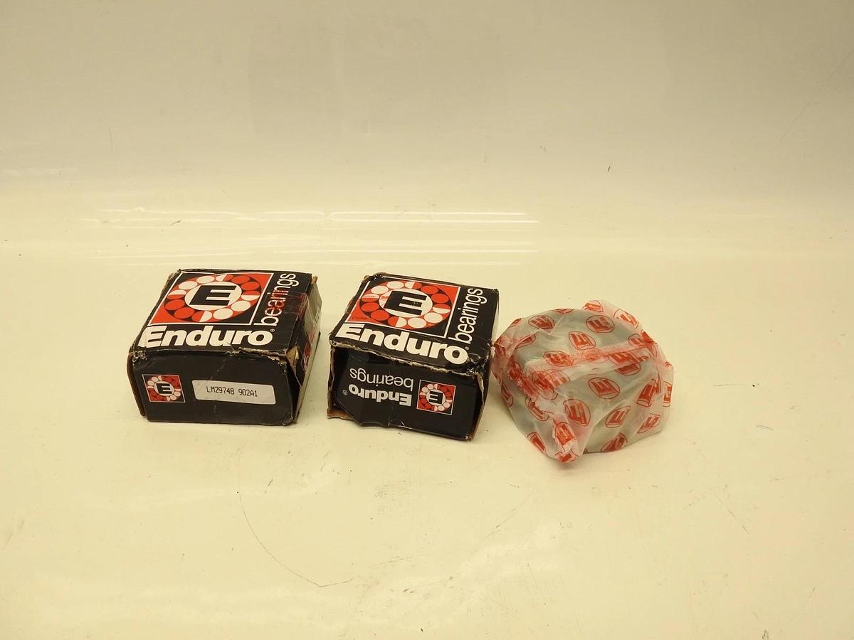 Used 2Pk Enduro Bearings LM29748 Tapered Roller Bearing