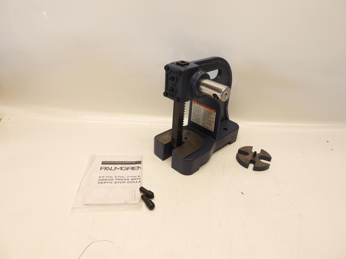 New PALMGREN 9661051 Arbor press, 1/2 Ton