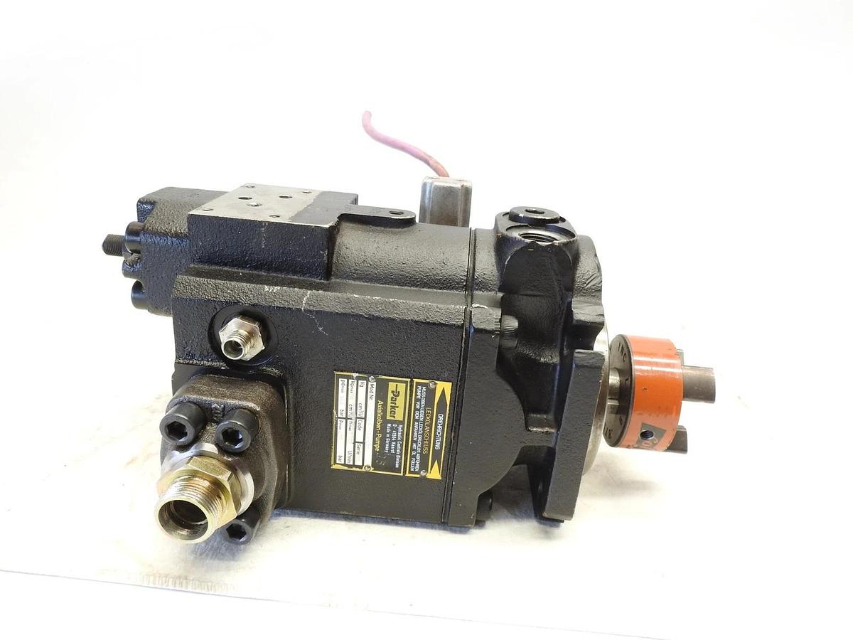 Oem Parker PV020R1K1S1NPPR Hydraulic Piston Pump 4 Bolt Holes Keyed Shaft