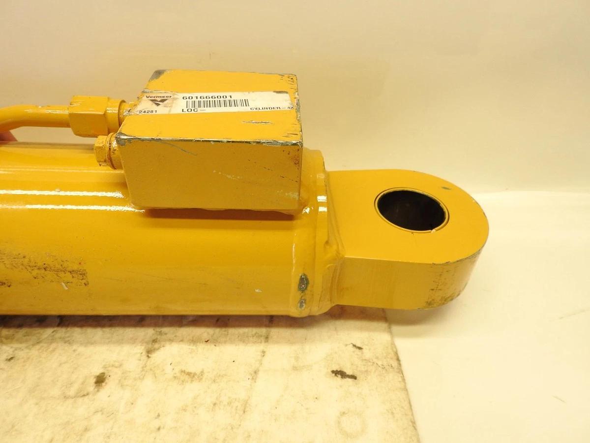 New Oem Vermeer 601666001 Hydraulic Welded Cylinder 28" Retracted Length x 1.74"