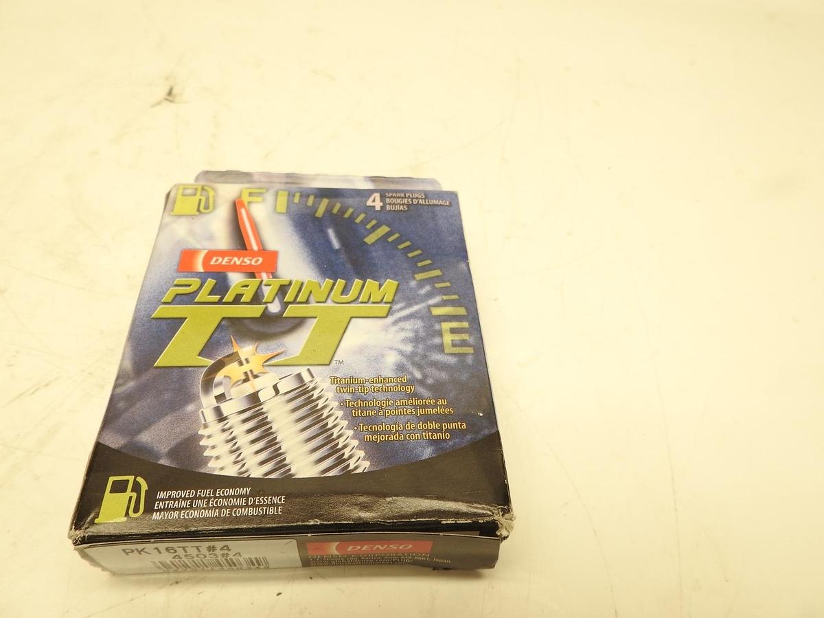 Set of 4 DENSO 4503 Spark Plugs Twin Tip Platinum TT OEM# PK16TT