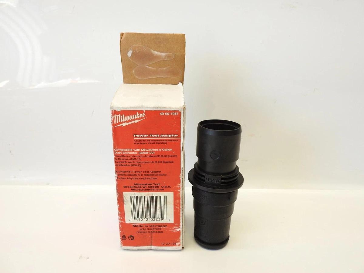 Oem Milwaukee Tool 49-90-1957 Power Tool Hose Adapter 896020 4 8 Gallon Dust Ext