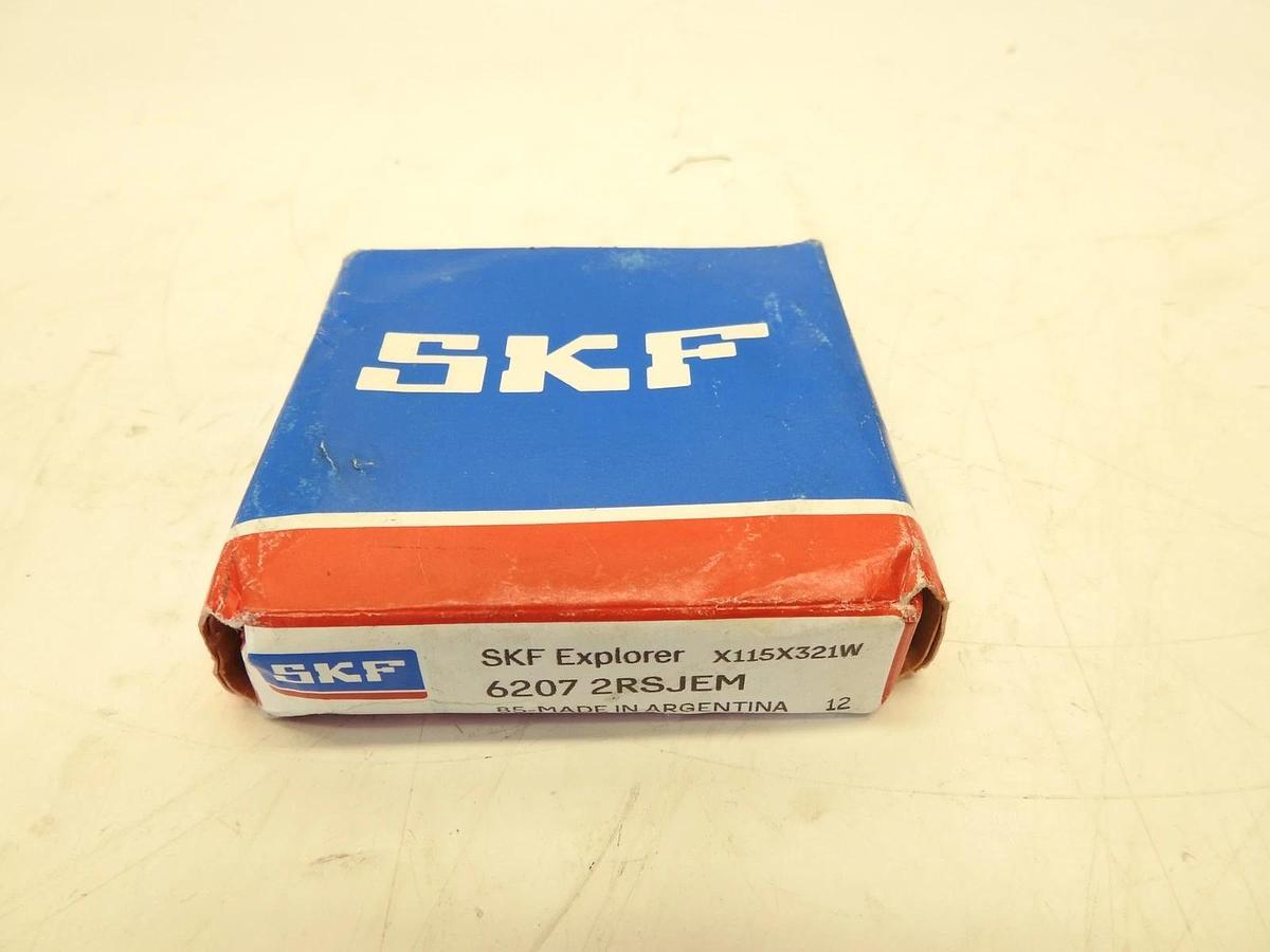 GENUINE SKF DEEP GROOVE BALL BEARING 6207-2RSJEM