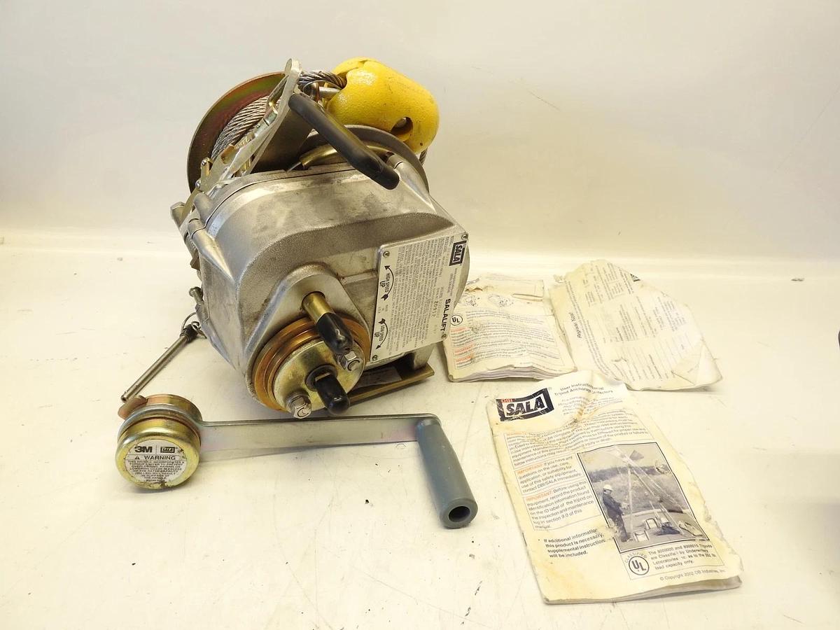 DBI/SALA 8101002 60' Salalift 1/4 Stainless Steel Cable Winch With Bag