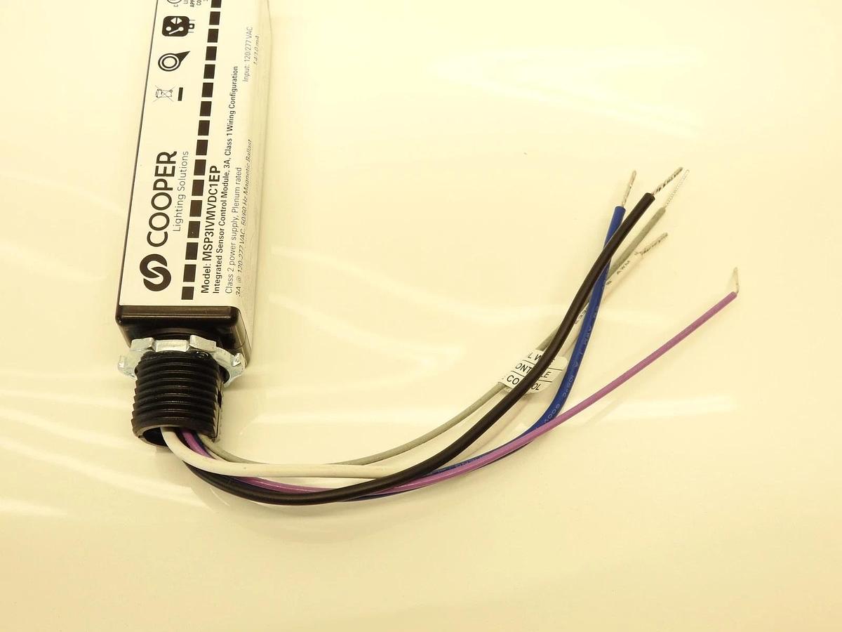 New Oem Eaton Cooper MSP3IVMVDC1EP 120/277VAC Integrated Sensor Control Module