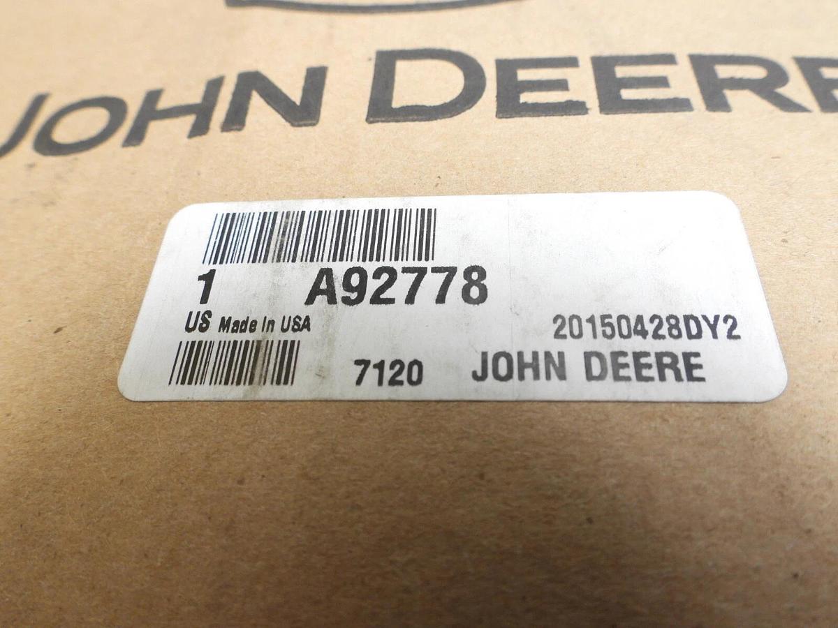 New Oem John Deere #A92778 Seed Plate