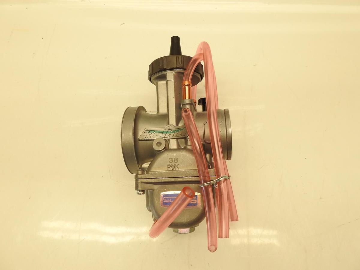 Keihin PWK 38 Air Striker carburetor * NEW * / 38mm. quad vent AS series carb