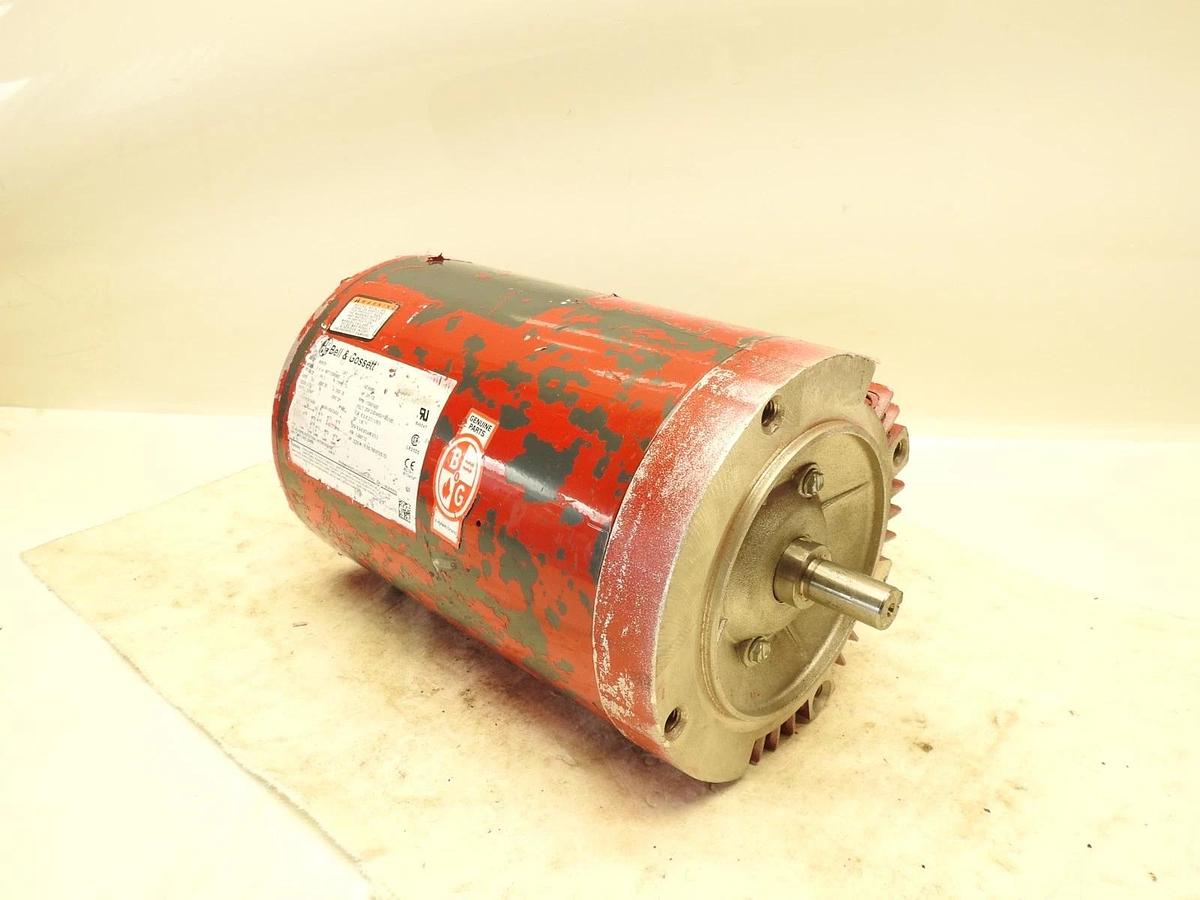 Bell & Gossett 903575 LVJ Motor 460V 3Ph 2HP 1725RPM 56CZ DP