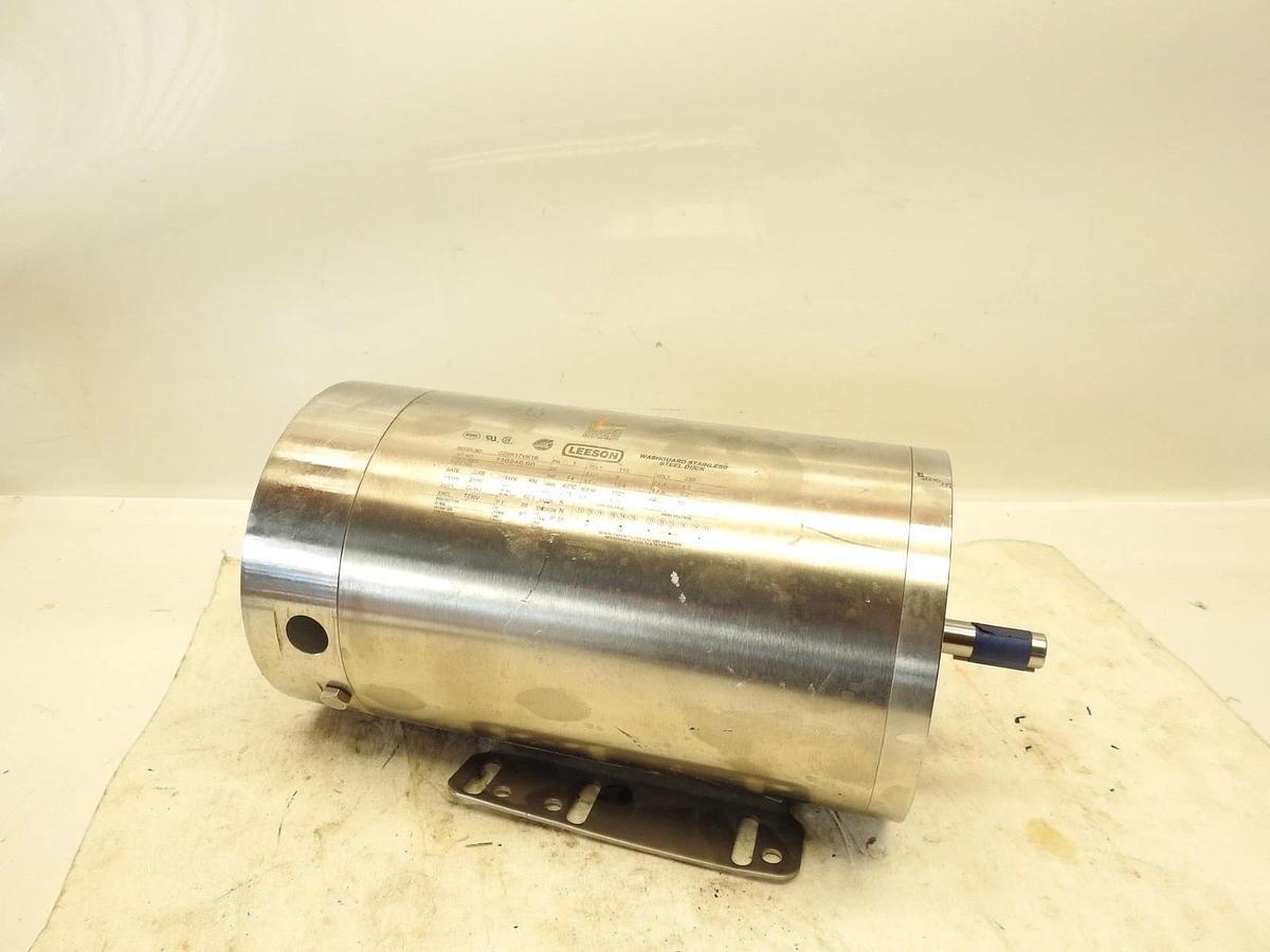 Leeson 116348.00 Electric Motor 1 HP 1800 Rpm 1PH 115/230 V 56HC CZ6K17VK1B