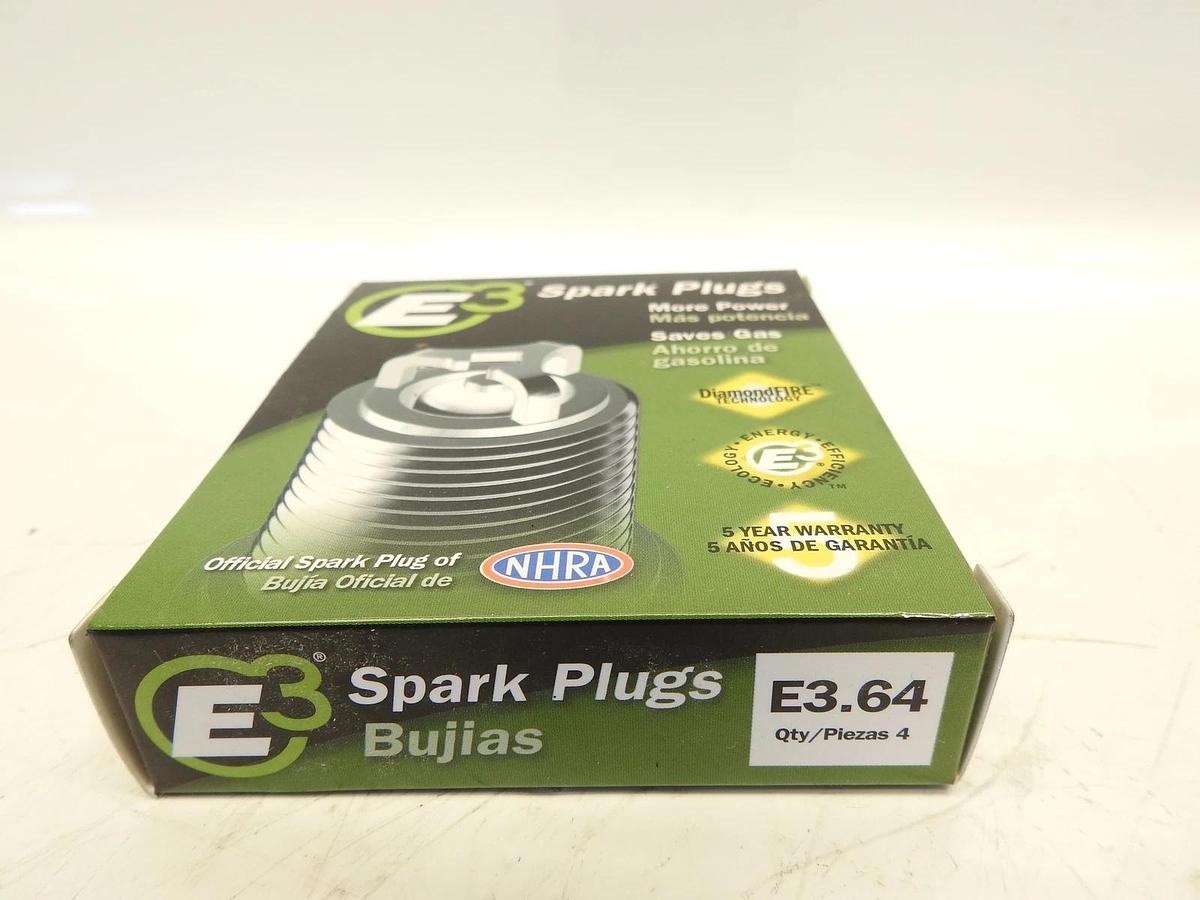 4-pack E3.64 E3 Premium Automotive Spark Plugs NEW
