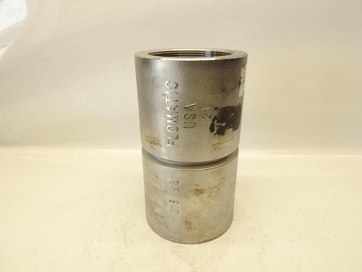 New Flomatic 7939S6PLG 4 " Stainless Steel Valve 80S6PLG 316 SS