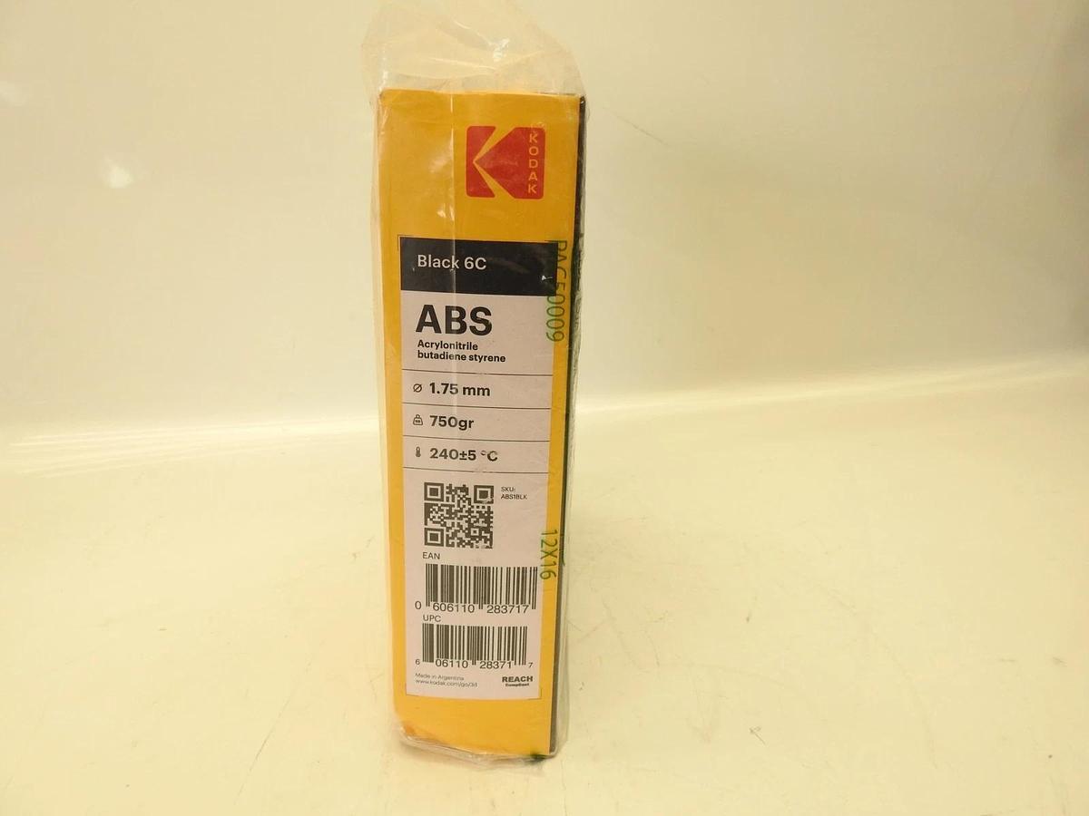 Kodak 1.75mm ABS Filament (750g, Black 6c) 114041-1a (R) LOC. H-4