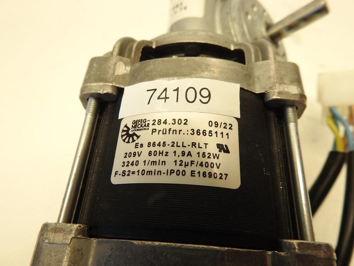 NEW GEFEG-NECKAR 74109  284.302  3665111 GEAR MOTOR 209V 60Hz