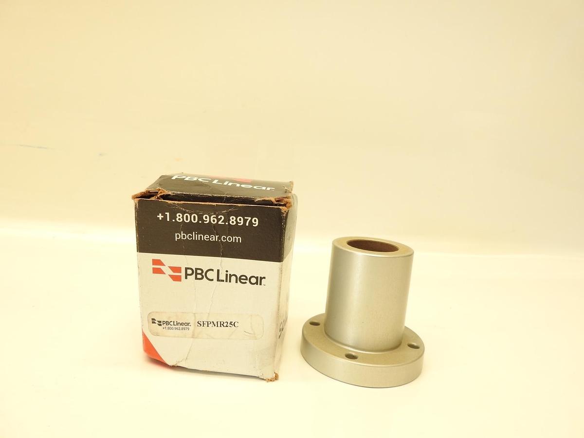 New PBC Linear Plain Linear Bearing - Round Flange SFPMR25C 25mm