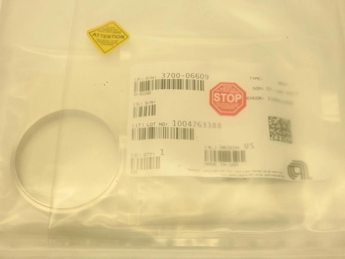 New Genuine Oem AMAT 3700-07971 Applied Material KF50 XPE O-Ring SST Centering R