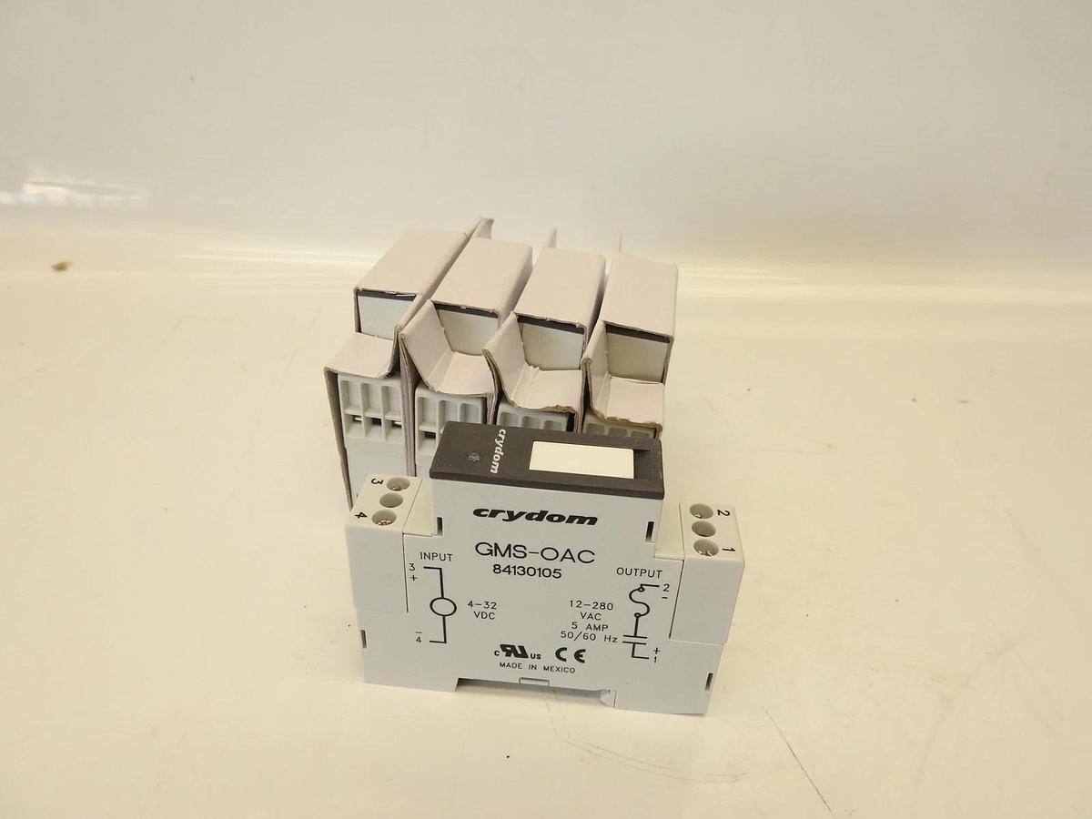 5 Pack NEW Crouzet 84130105 Solid State Relay Crydom GMS-OAC GENUINE OEM