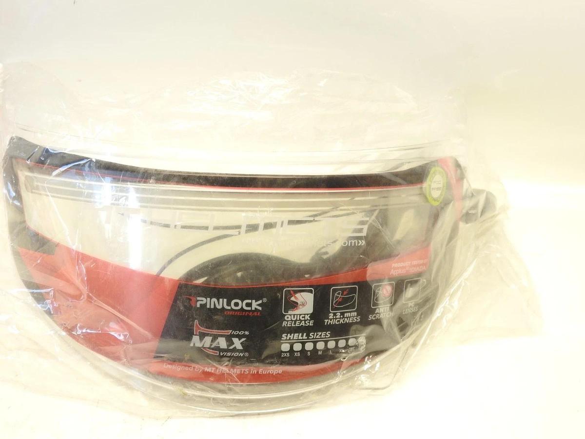Mt Helmets Outer Electric Lens Atom Clear (Snow) # 8511214 New