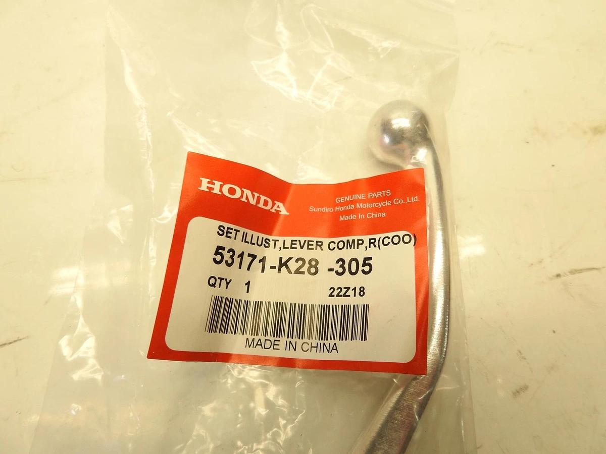 Lot Of 2 NEW GENUINE HONDA OEM FRONT BRAKE LEVER 2014-2024 CRF125F/FB *53171-K28