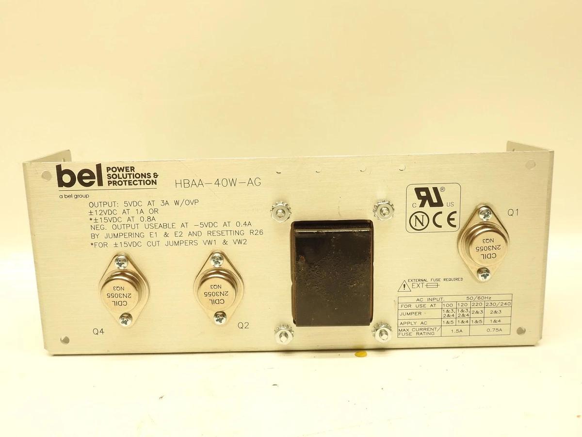 Bel Power solutions New Power-One HBAA-40W-AG Power Supply