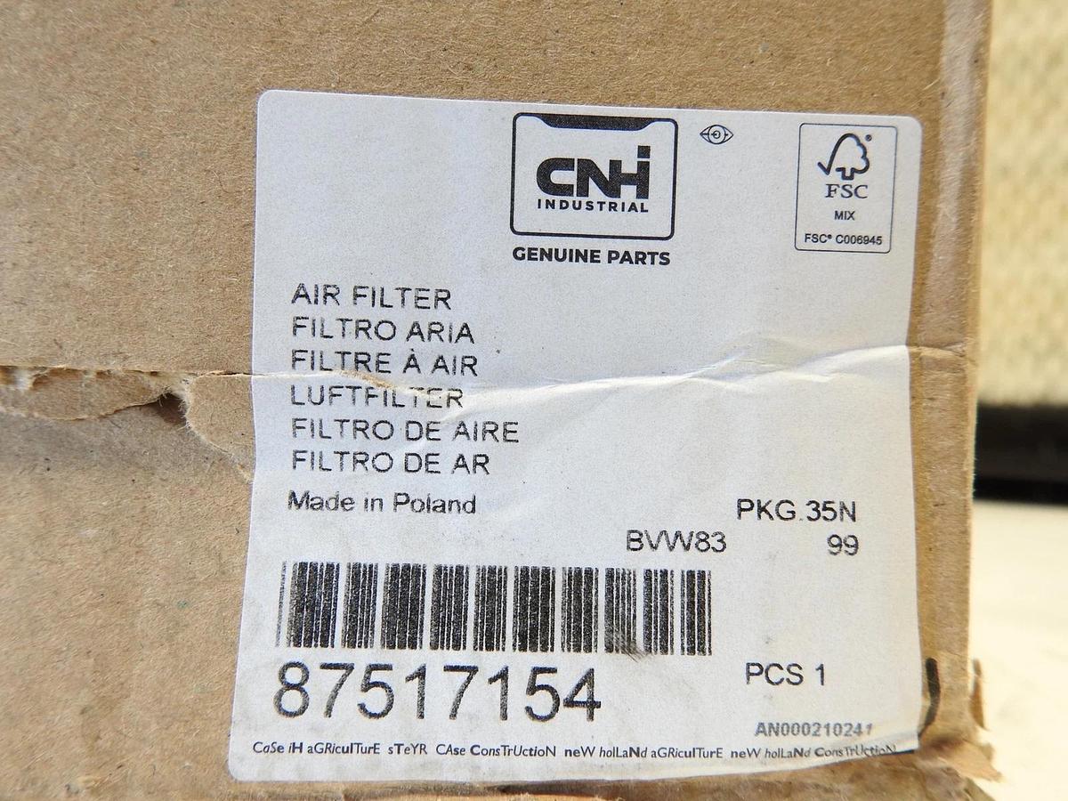 New Oem Air Filter 87517154 fits Case IH Magnum 210 MAGNUM 225 Puma 165 PUMA 185