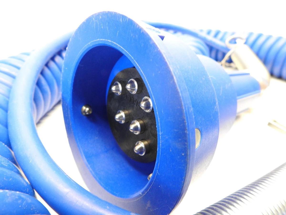 Scully Pull-Away Cord & Plug For Blue Optic System 6 Contact Pins 30FT