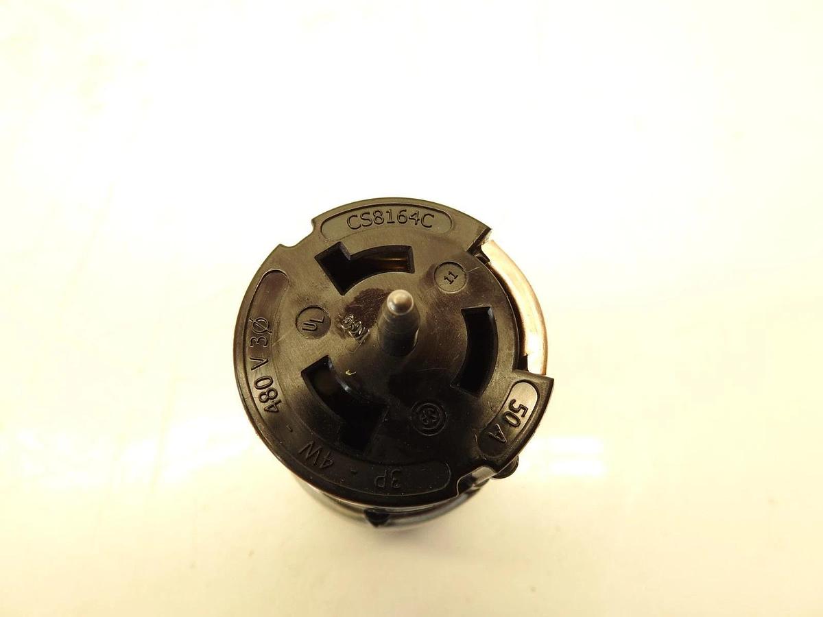 Hubbell CS8164C Locking Connector 50 amp 480V 3 Pole and 4 Wire