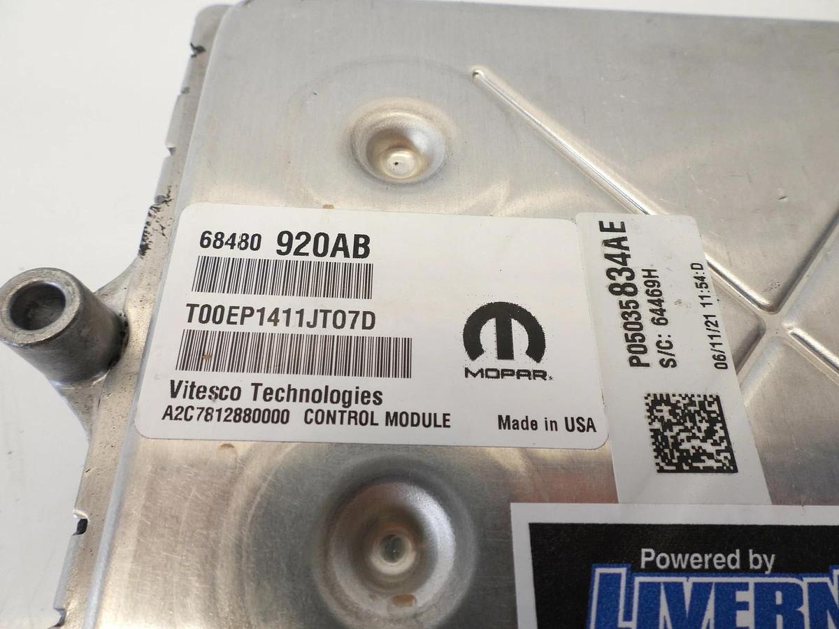 Oem Mopar Engine Controller Module 2021 Jeep Wrangler LME Unlocked Livernoise