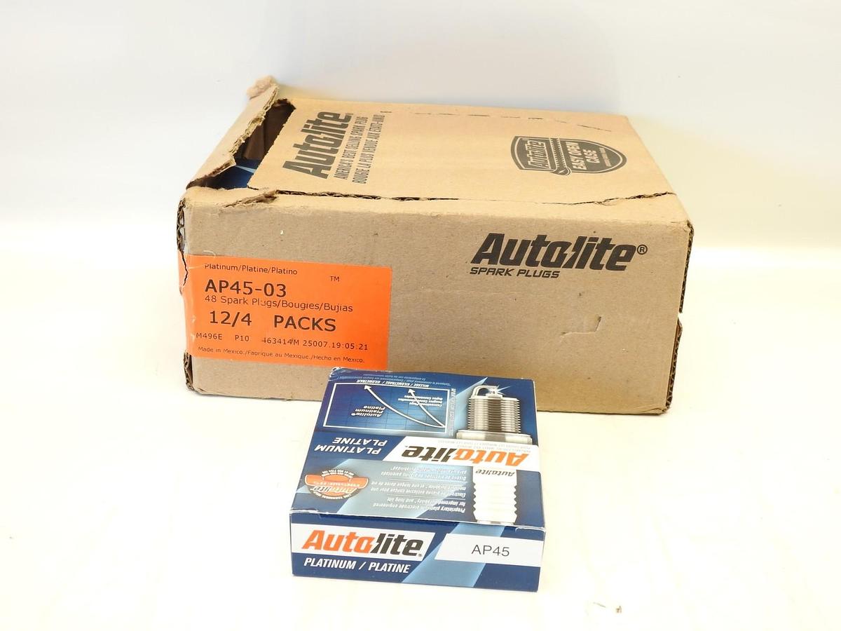 Lot Of 48 Autolite Platinum AP45 Spark Plugs for HR8LPX6 ASF34 7510 5007 2438 22