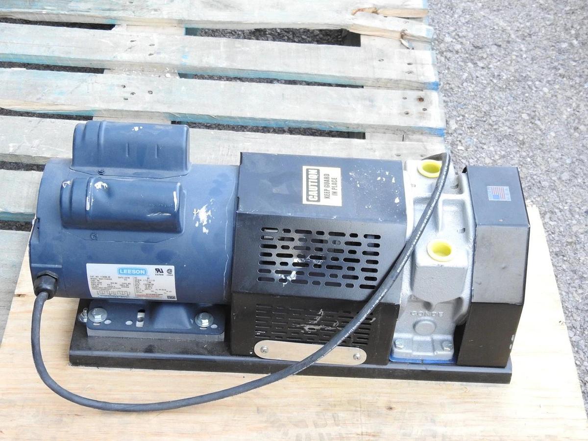New Genuine Leeson 113266.00 M6K17DB30G Vaccum Pump Motor 60HZ 1740 RPM 115/208-
