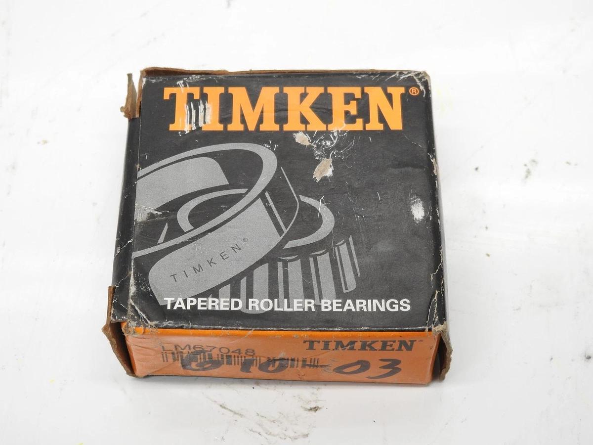 Genuine Timken Tapered Roller Bearing LM67048-20082 C-7