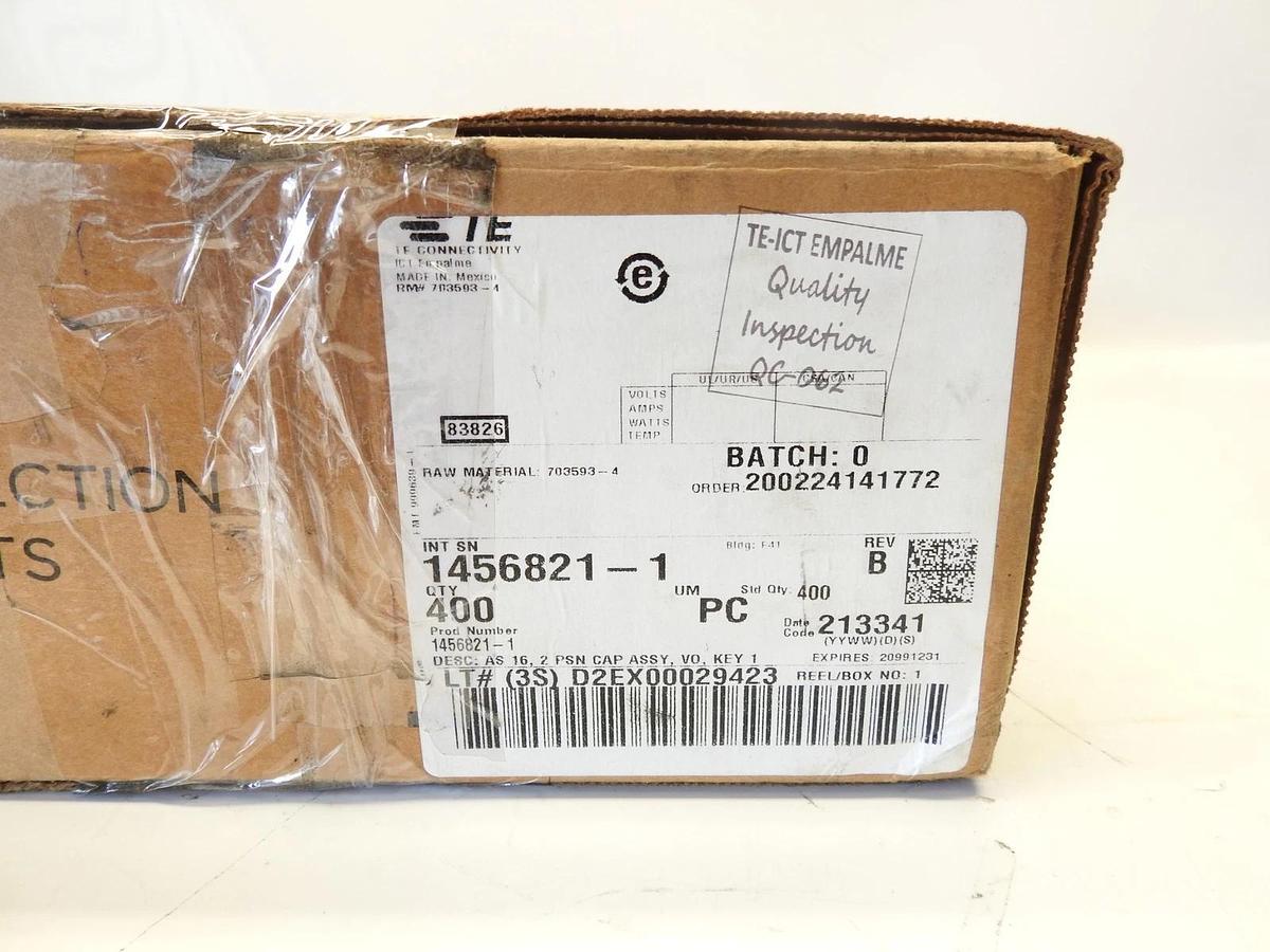 Lot Of 400 TE Connectivity 1456821-1 D2EX00029423