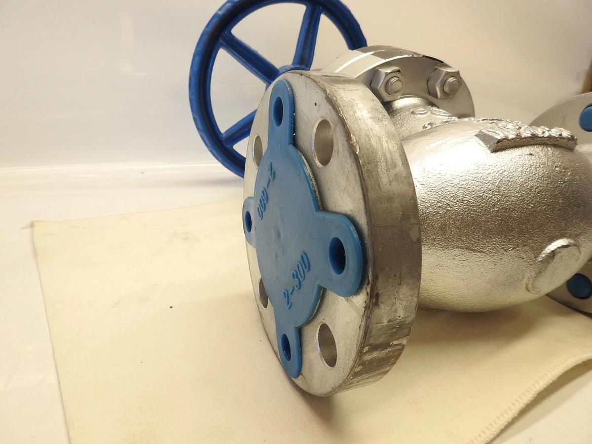 DSI Cast Steel Globe Valve 141LU-N Z07KP23/3 2" Flanged WCB x Stainless Steel Tr