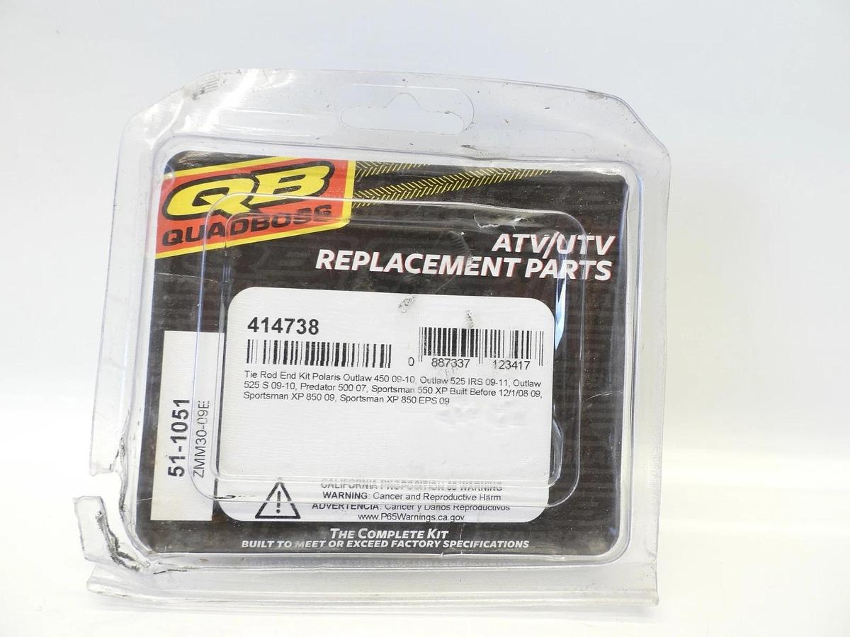 QuadBoss Tie Rod End Kit for Polaris Outlaw 450 MXR 2008-2010