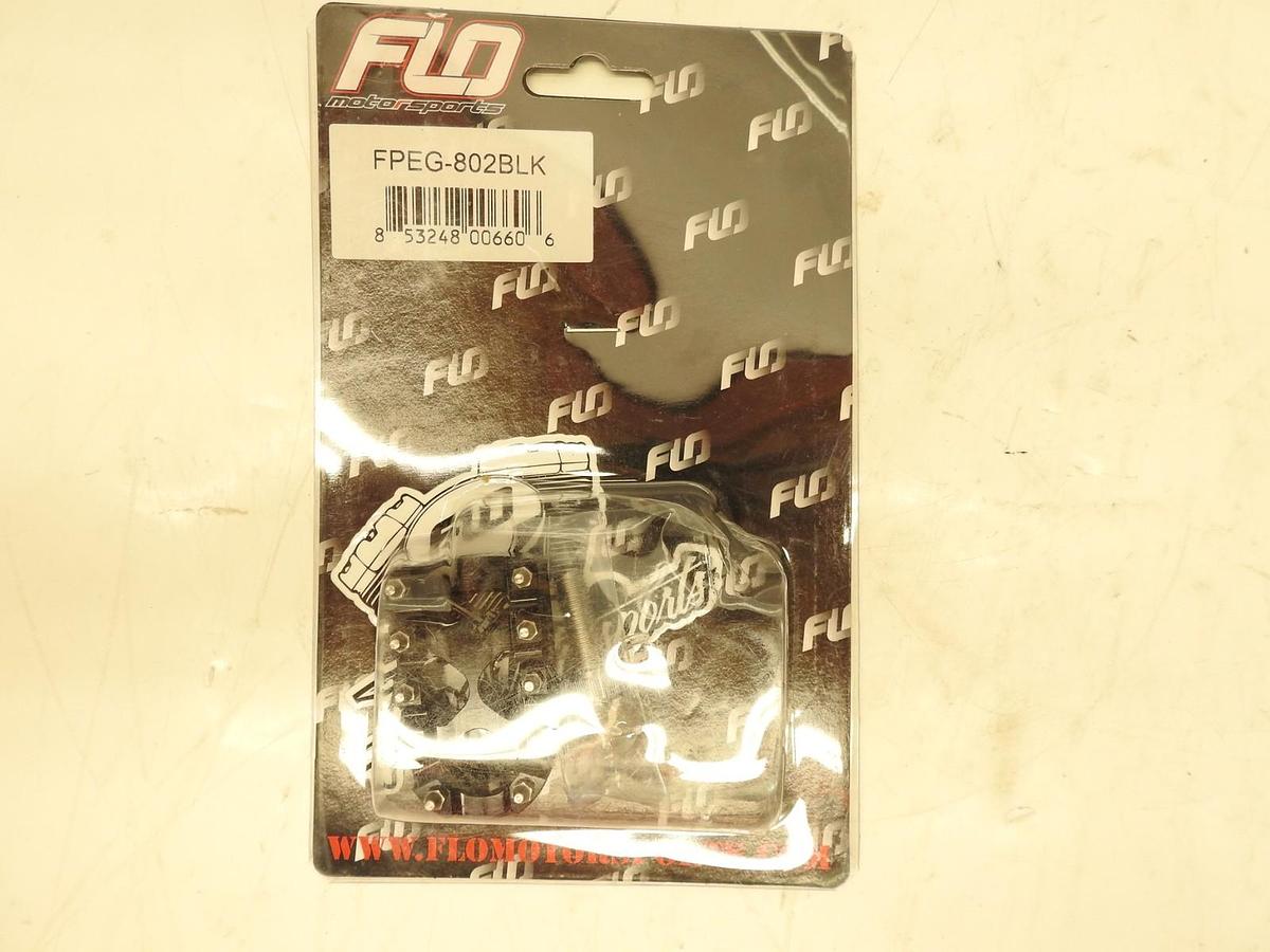 New FLO Moto Style Shifter/Brake Peg Black #FPEG-802BLK Harley Davidson