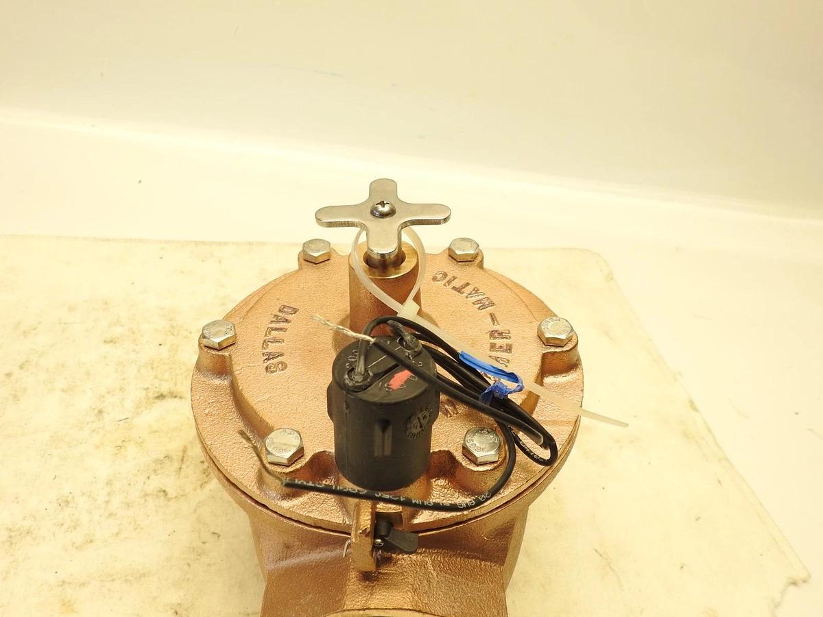Weaher Matic 159-24  201-24 Bronze Bullet Series 2 1/2" Valve With Flow Control