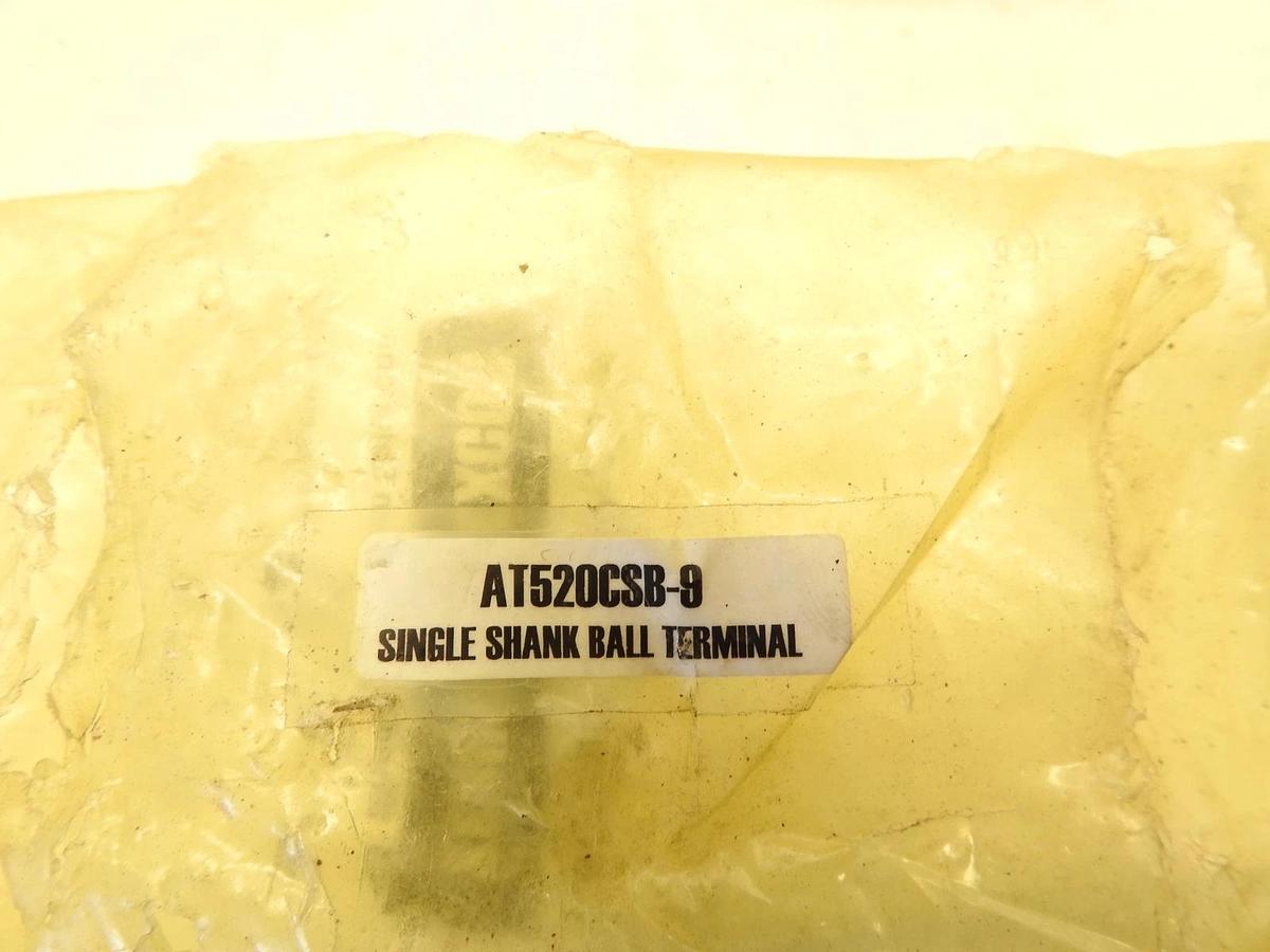 2Pk New AT520CSB-9 Single Shank Ball Terminal 9/32  MS20664